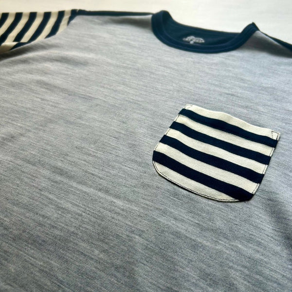 Merino Crazy Long T-Shirts（Unisex / Heather Gray）Ranor