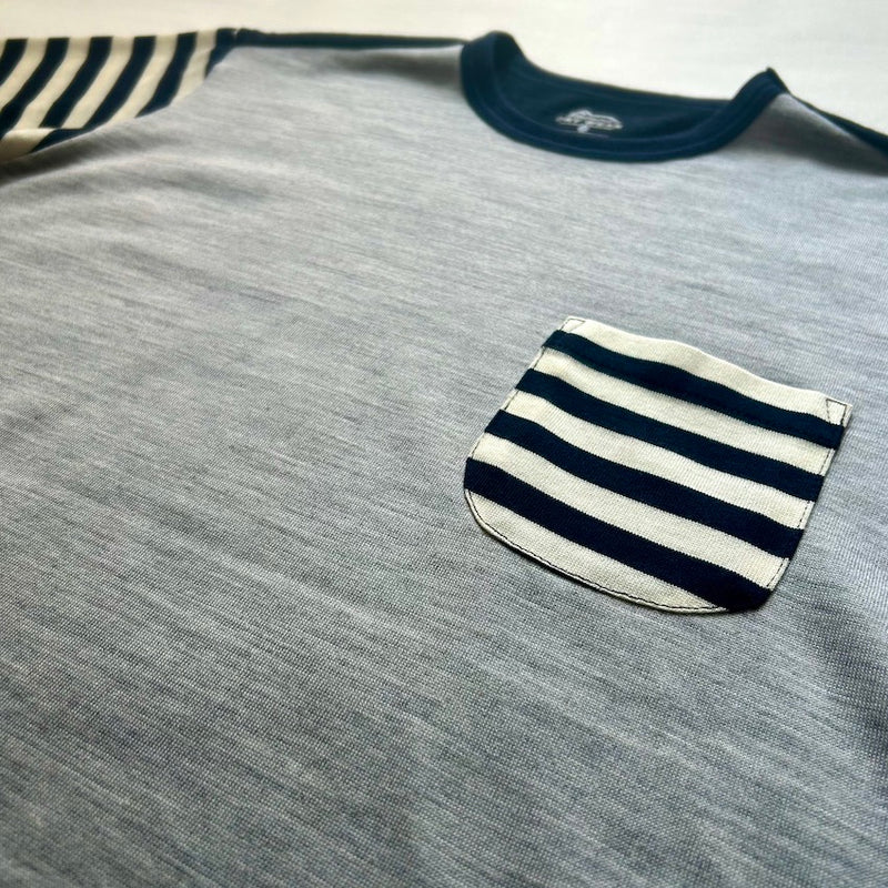 Merino Crazy Long T-Shirts（Unisex / Heather Gray）Ranor