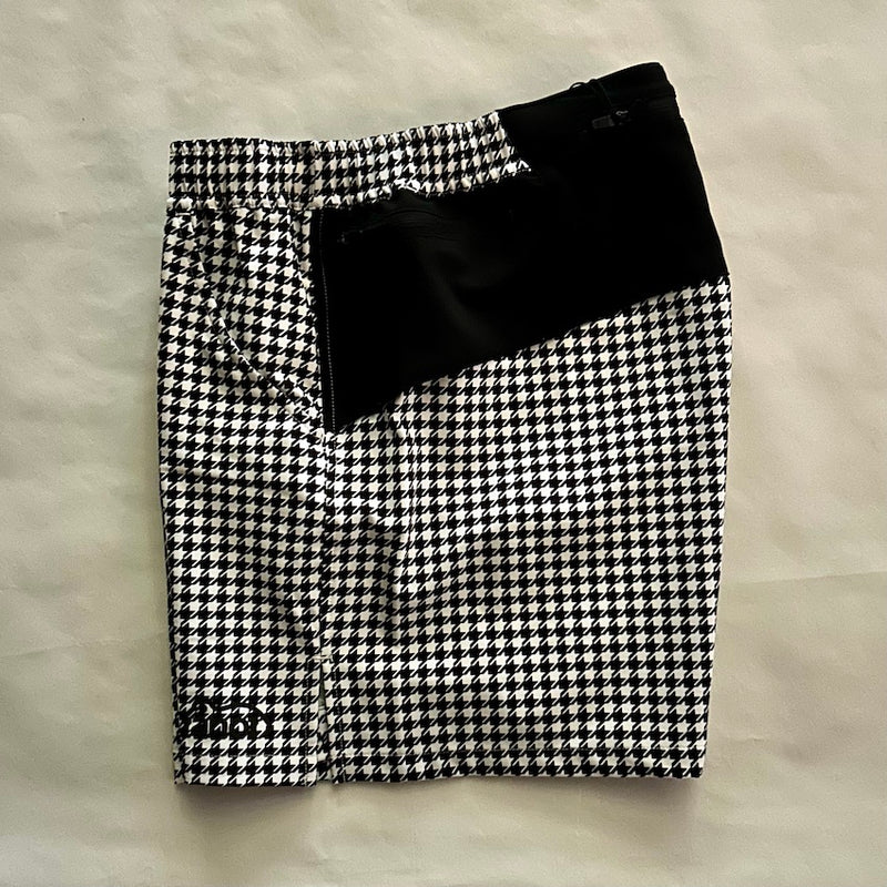 HOUNDSTOOTH Middle Shorts V3（Unisex / White×Black）Ranor