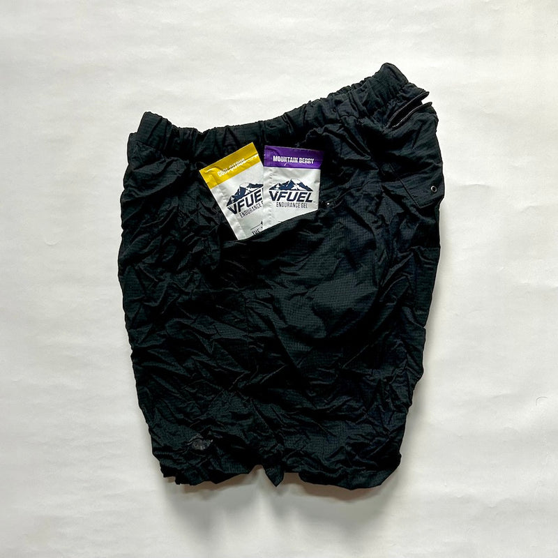 Catch Washer Middle Shorts（Unisex / Black）Ranor