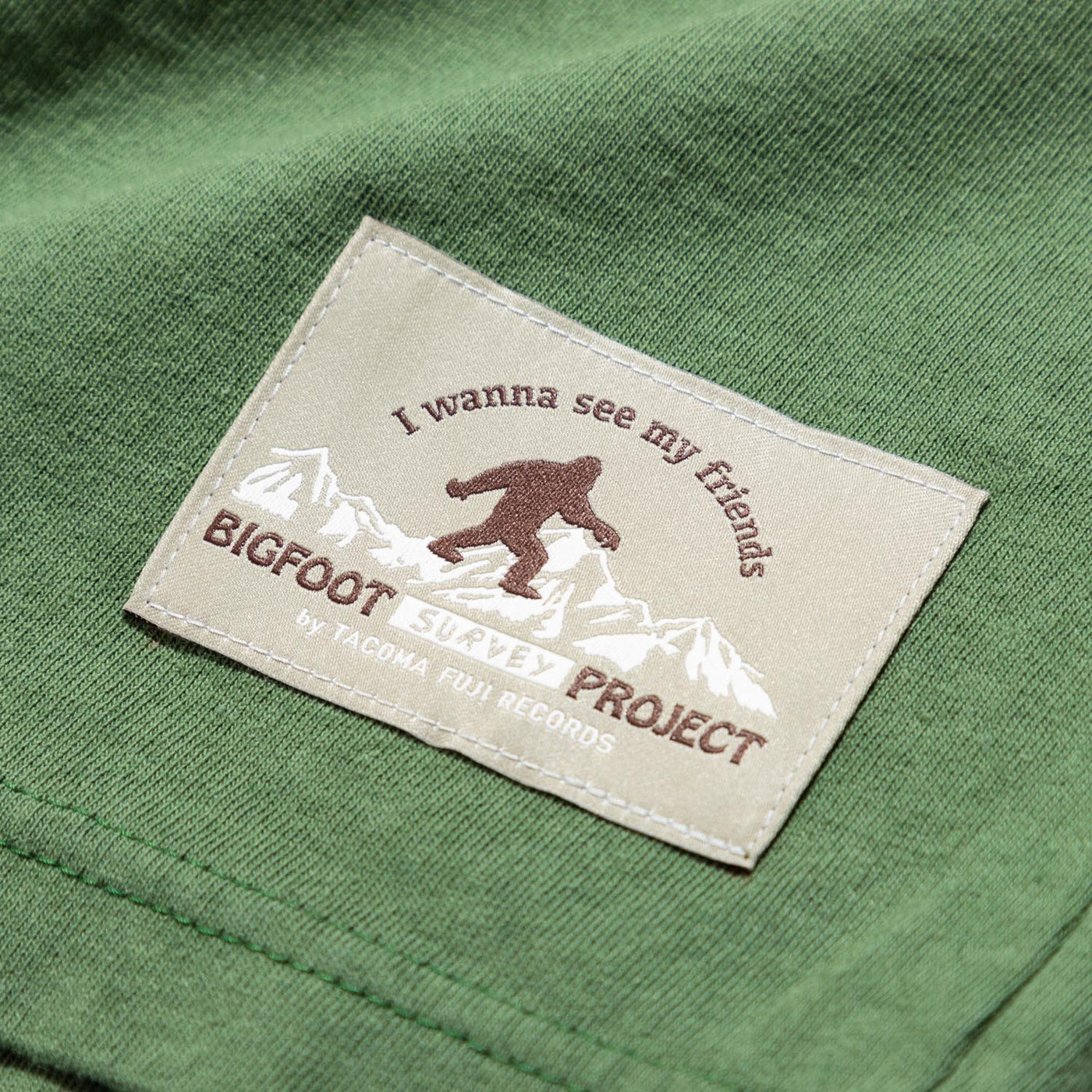 新品未使用 tacomafuji タコマフジ bigfoot NANGA×TACOMA FUJI RECORDS BIGFOOT SURVEY PROJECT LOGO TEE