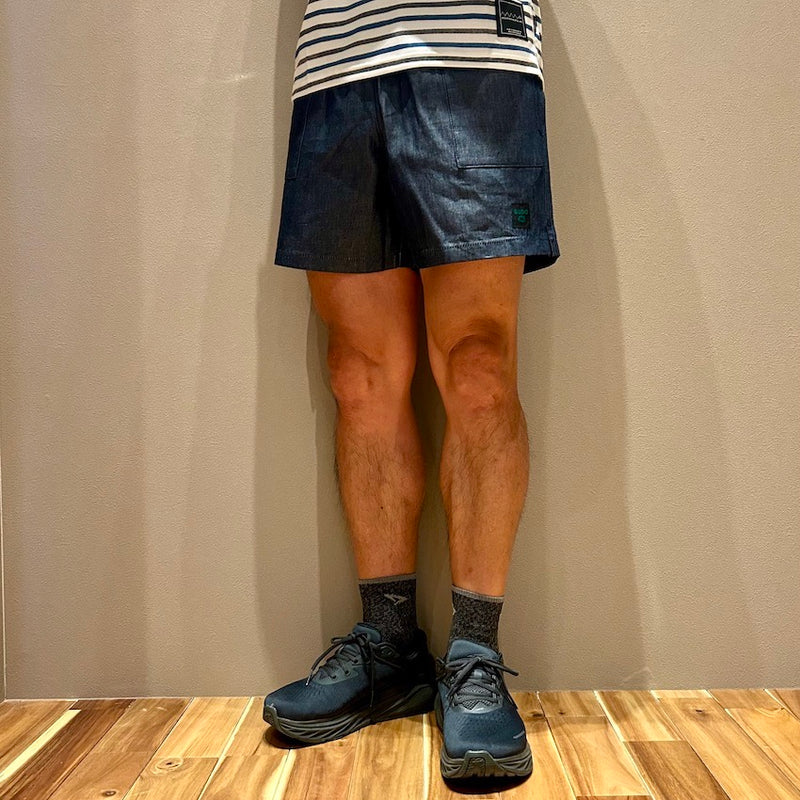 Minimum Denim Shorts No Washed（Unisex / Indigo）BUDO