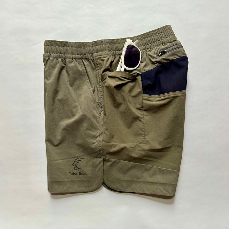 WS ELV1000 Hybrid Shorts (Women’s / Light Brown）Teton Bros