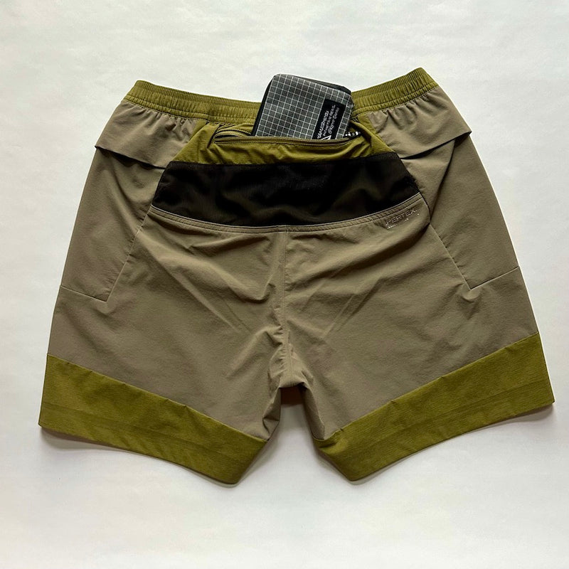 ELV1000 5.5in Hybrid Shorts (Men’s / Olive Green）Teton Bros