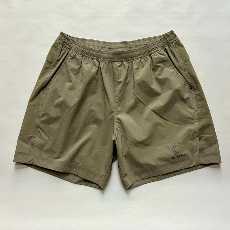 ELV1000 5.5in Hybrid Shorts (Men’s / Light Brown） Teton Bros