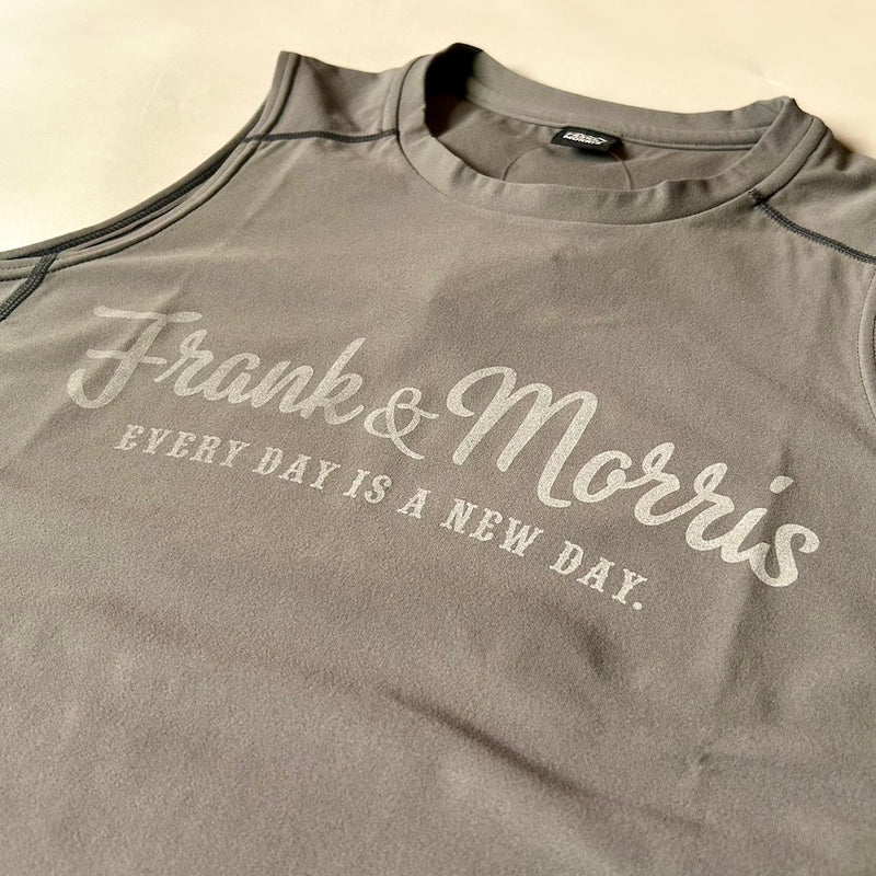 F&M Script Sleeveless（Unisex / Gray）Frank & Morris