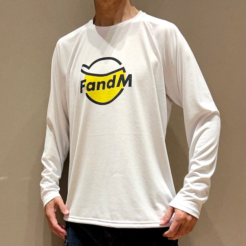 F&M Graphic Long Tee BG（Unisex / White）Frank & Morris – MONKEY 