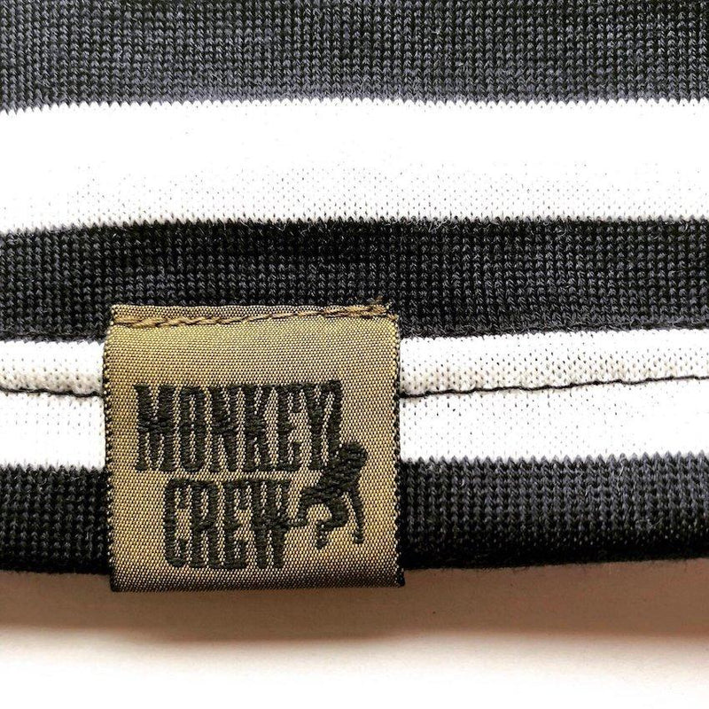 Merino Wool Border L/Sleeve Tee（Unisex/NVY×WHT）Monkey Crew Original