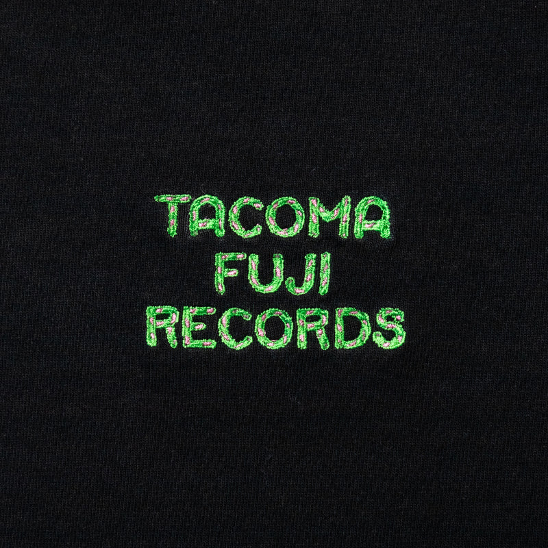 TACOMA FUJI ZEBRA LOGO TEE（Unisex / Black）TACOMA FUJI RECORDS
